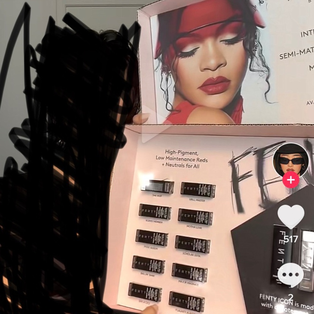 ISO EMPTY Fenty Icon Lipstick PR Package/Box